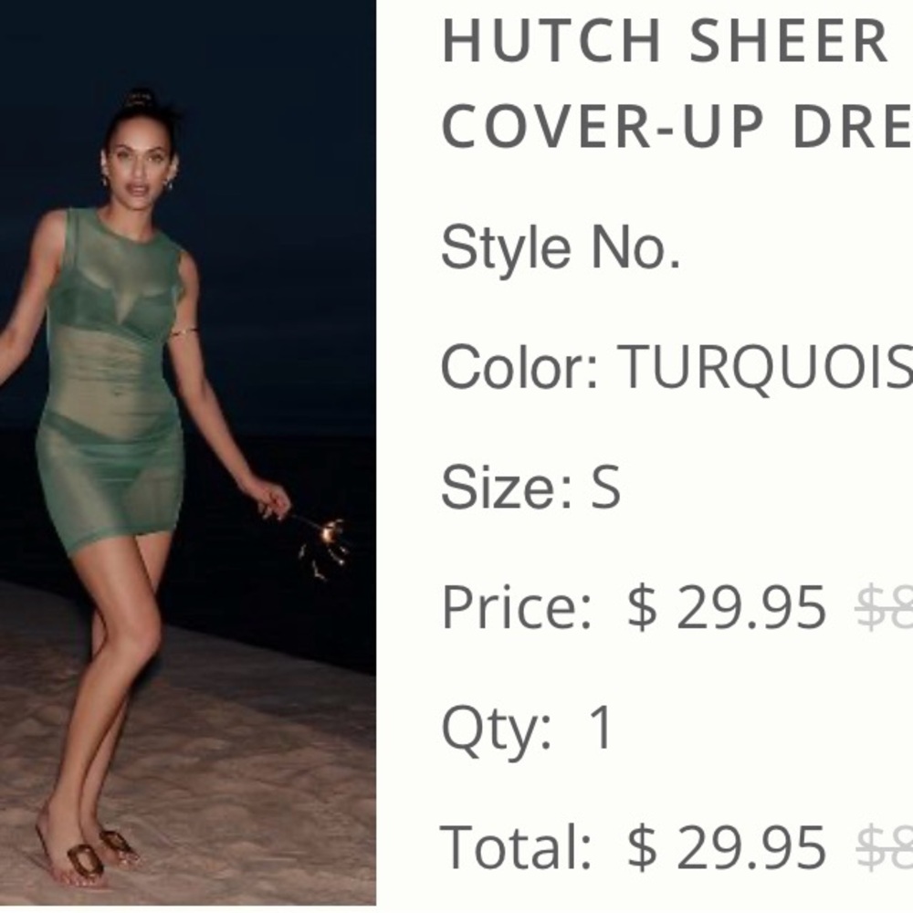 Hutch Green Asymmetrical Ruched Mini Dress